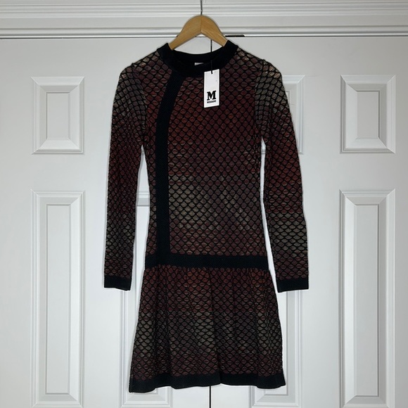 M Missoni Long Sleeve Mini Dress Sz38 - Picture 2 of 8